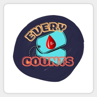 Do You Know your Blood Type?  …  B-  !!! Every drop counts! Magnet